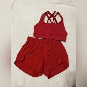 Lululemon Set— Bra and shorts
